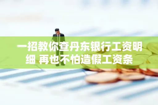 一招教你查丹东银行工资明细 再也不怕造假工资条