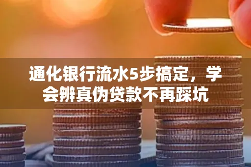 通化银行流水5步搞定，学会辨真伪贷款不再踩坑